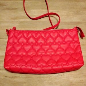 Betsy Johnson Red Hearts Purse